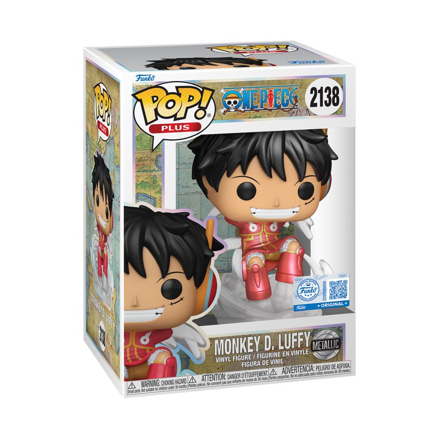 One Piece: POP! VINYL METALLIC - Luffy (Egghead)