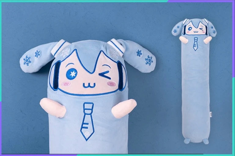 Hatsune Miku (Snow Miku) Long Plush Pillow