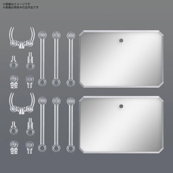 Action Base 6 (Clear Color) Mirror Stickers Set