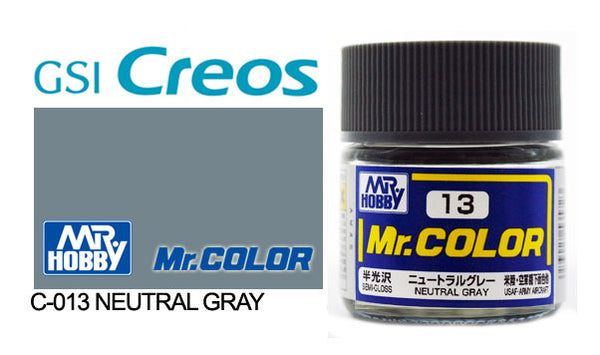 Mr Color: C13 - Semi Gloss Neutral Grey