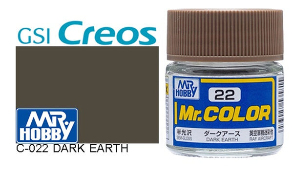 Mr Color: C22 - Semi Gloss Dark Earth