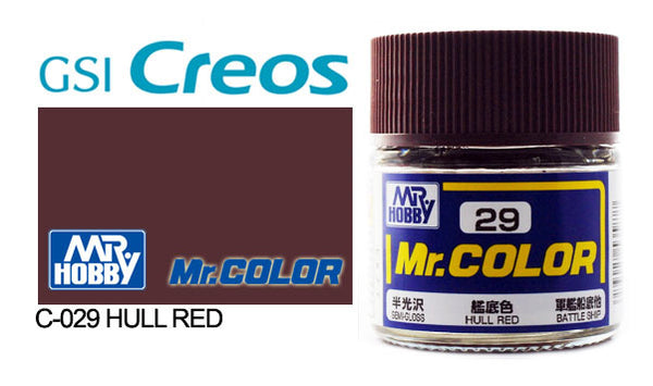 Mr Color Semi Gloss Hull Red GN C029