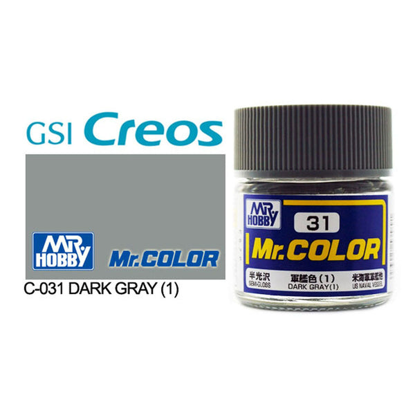 Mr Color: C31 - Semi Gloss Dark Grey 1