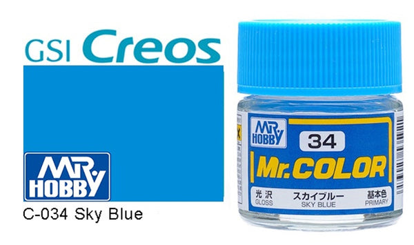 Mr Color: C34 - Gloss Sky Blue