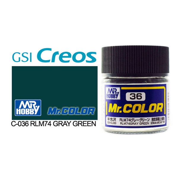 Mr Color Semi Gloss RLM74 Grey Green