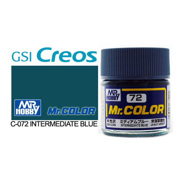 Mr Color Semi Gloss Intermediate Blue C72