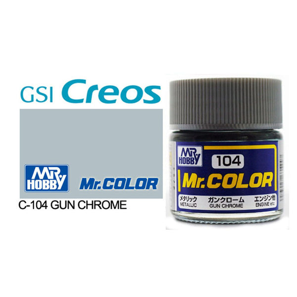 Mr Metallic Color: C104 - Gun Chrome