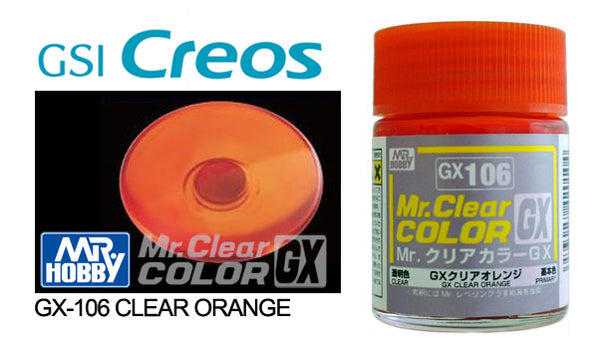 Mr Clear Color GX Clear Orange