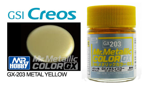 Mr Metallic Color: GX203 - GX Yellow