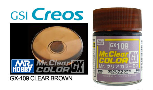 Mr Clear Color: GX109 - GX Clear Brown