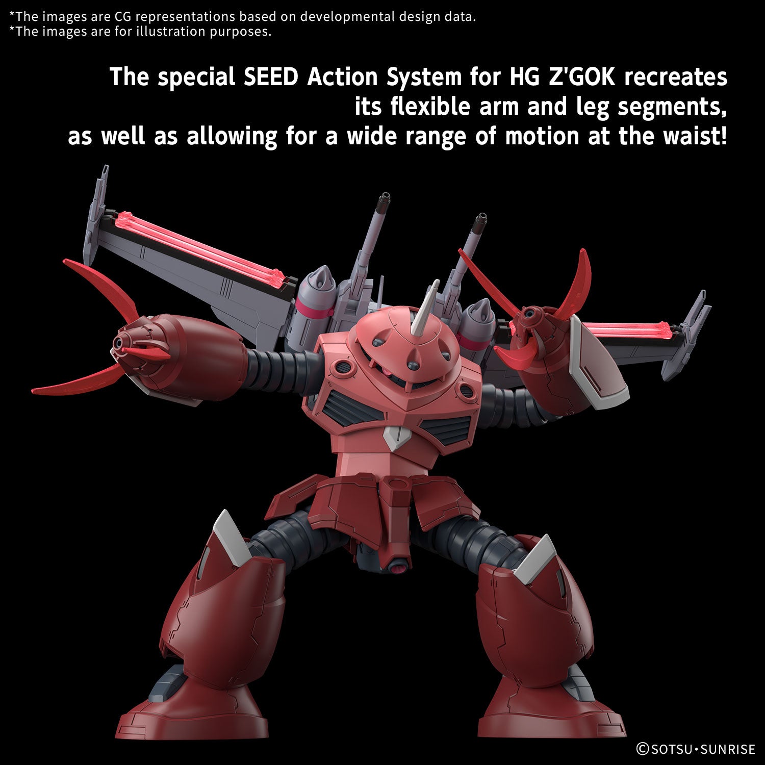 -PRE ORDER- HG 1/144 Z’Gok (Seed Freedom Ver.)