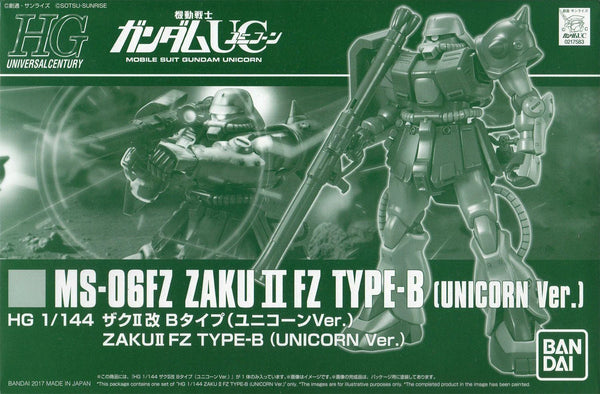 HG 1/144 ZAKU Ⅱ FZ TYPE-B (UNICORN Ver.)