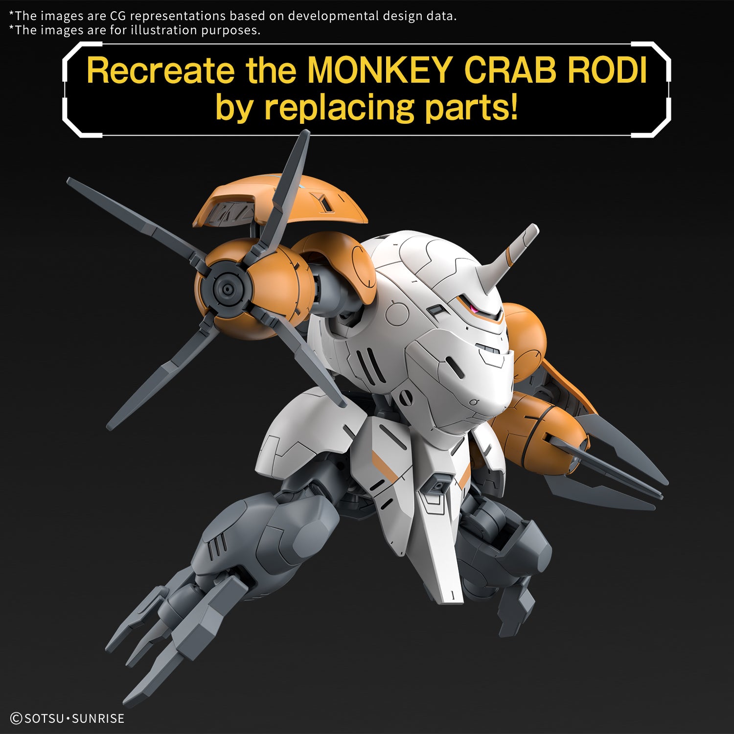 PRE ORDER - HG 1/144 598'S MONKEY RODI / MONKEY CRAB RODI
