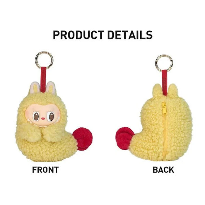The Monsters: PLUSH PENDANT EARPHONE CASE - Labubu (Wacky Mart)