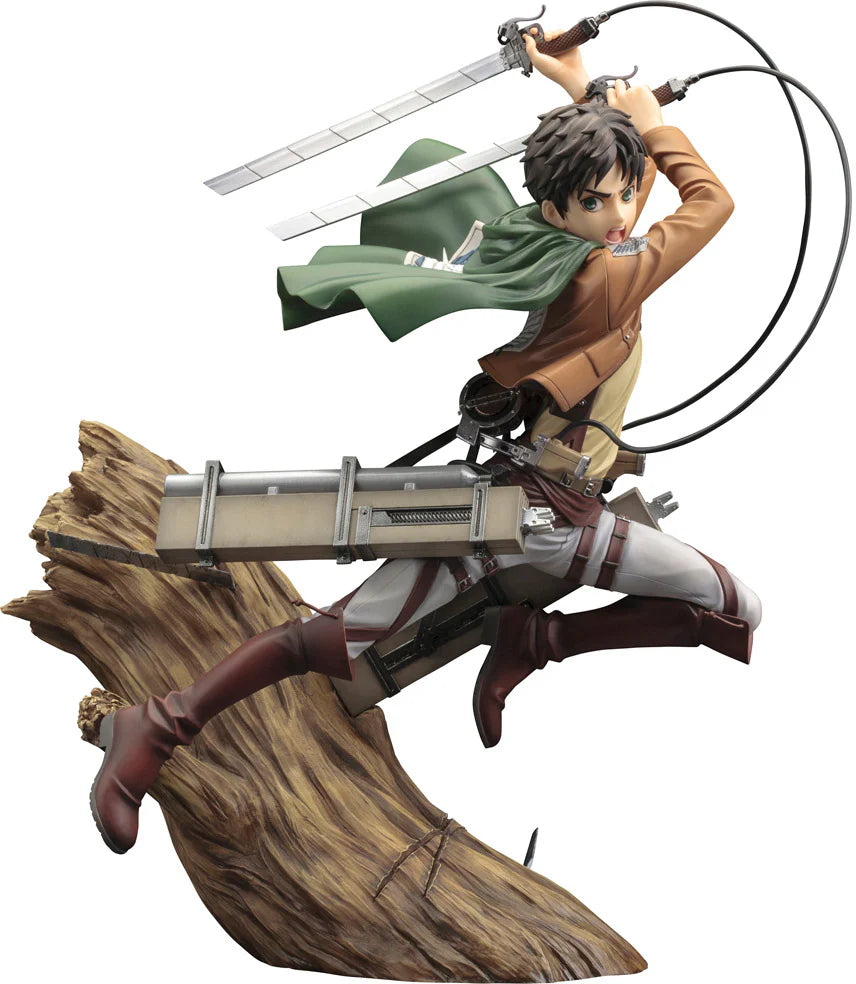 1/8 Attack On Titan Artfx J Eren Yeager Renewal Package Ver.