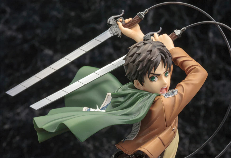 1/8 Attack On Titan Artfx J Eren Yeager Renewal Package Ver.