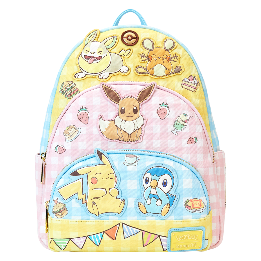 Pokemon: TRIPLE POCKET BACKPACK - Cafe