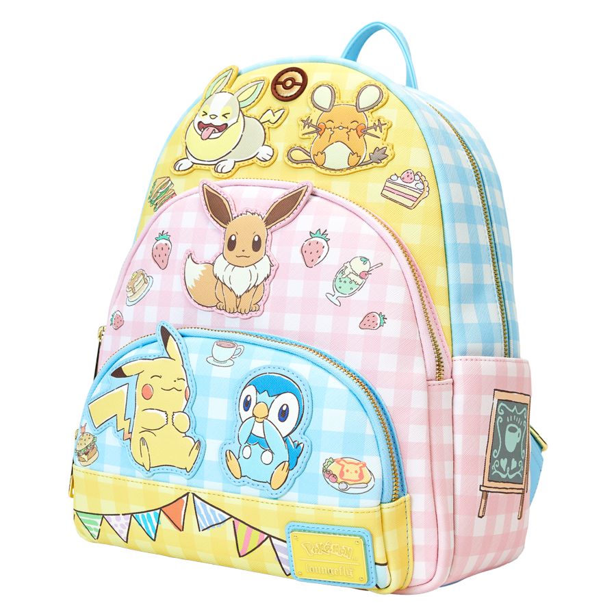 Pokemon: TRIPLE POCKET BACKPACK - Cafe