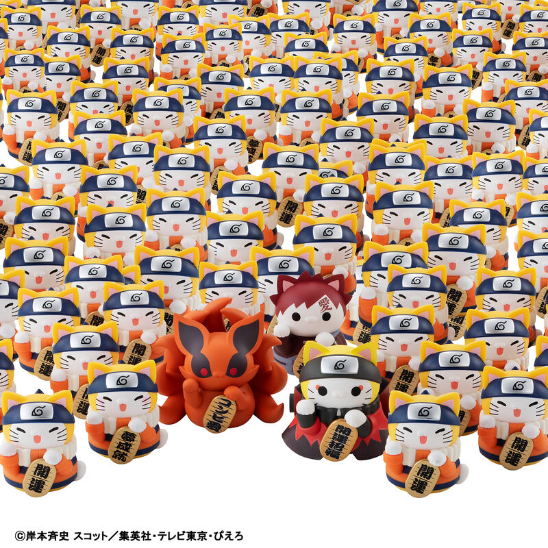 PRE ORDER Naruto: MEGA CAT PROJECT NYARUTO! FORTUNE CATS BLIND BOX - Naruto Uzumaki & Friends