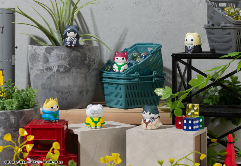 PRE ORDER Sakamoto Days: MEGA CAT PROJECT SAKAMOTO CATS BLIND BOX - The Cheerful Sakamoto Store