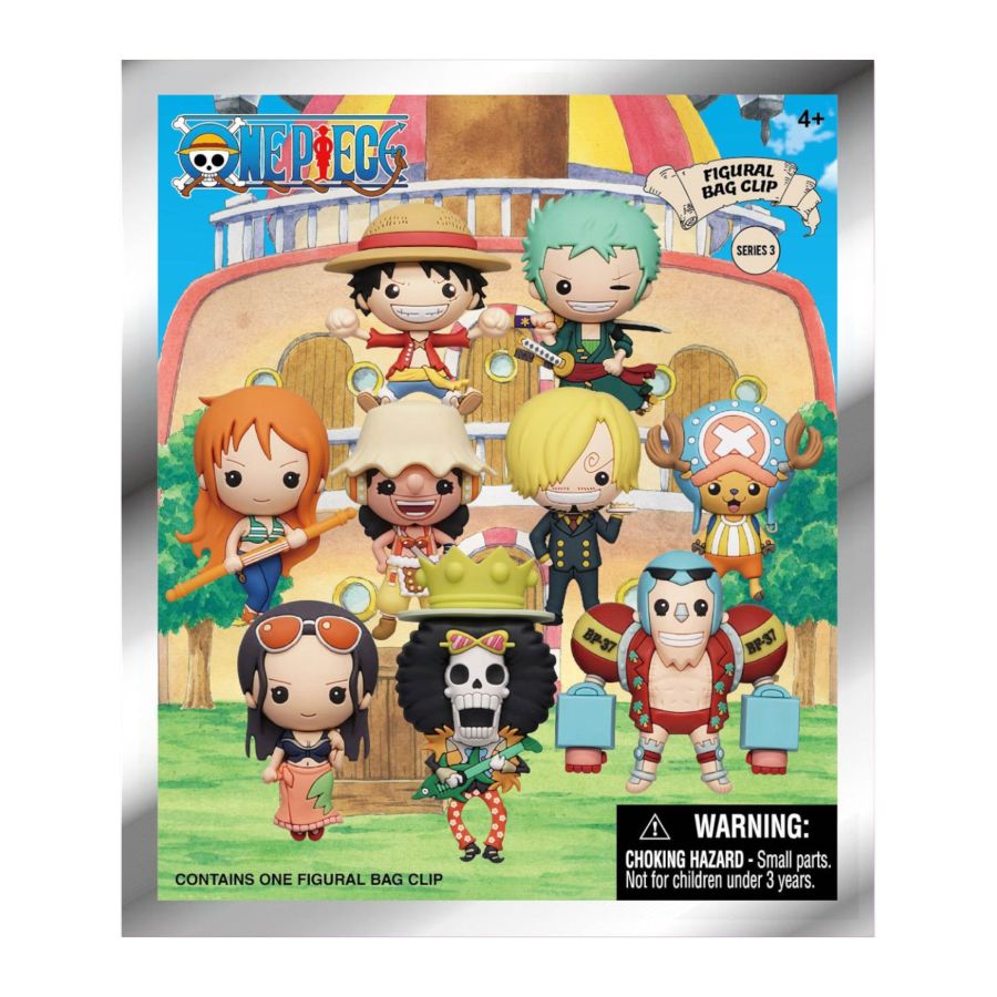 One Piece: BLIND BAG - 3D PVC Bag Clips (Series 3)