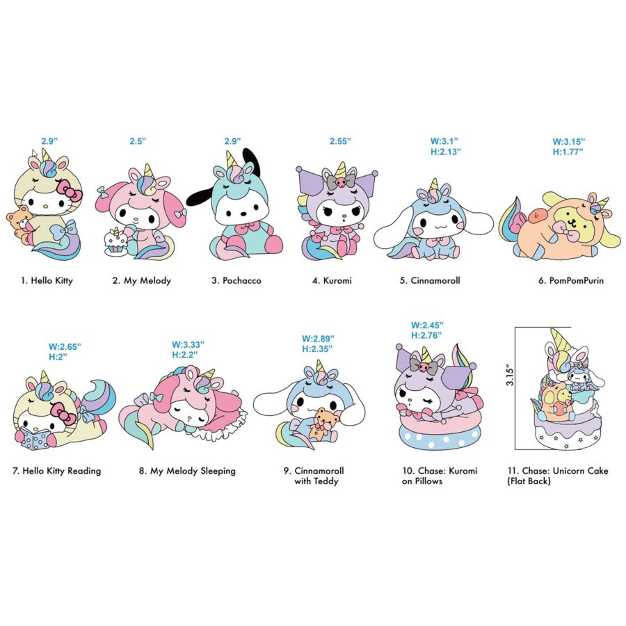 Hello Kitty - 3D Foam Bag Clips (Series 4) Blind Bags