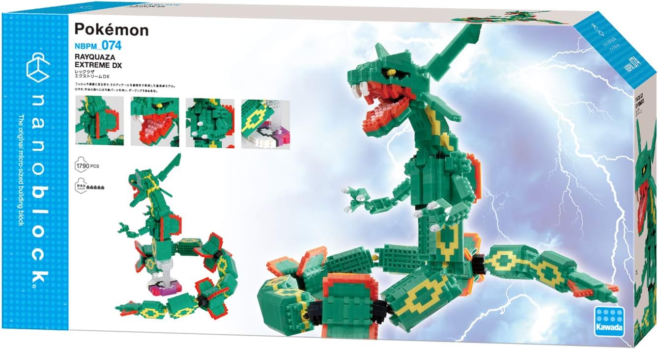 Pokemon: NANOBLOCKS - Extreme DX Rayquaza