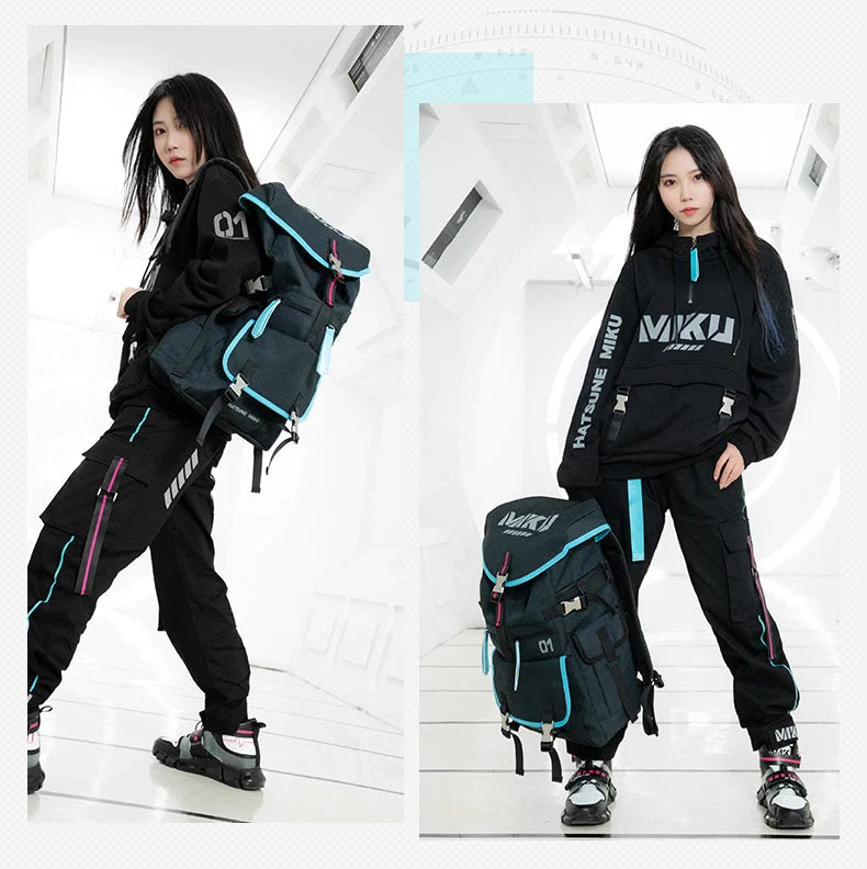 Hatsune Miku Urban Techwear Backpack Moeyu
