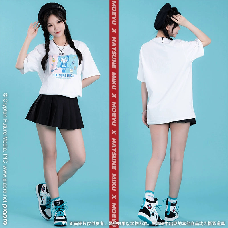 Moeyu - Hatsune Miku 2022 Summer T-Shirt (Style A) - XXXL