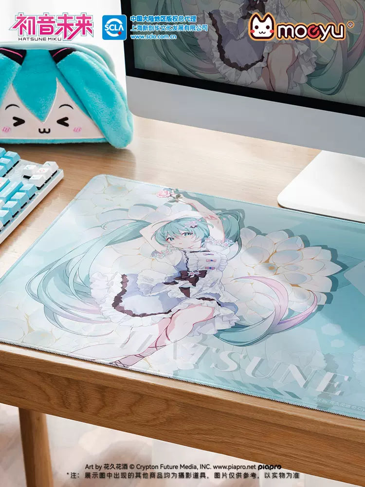 Moeyu Hatsune Miku XL Size Desk/Mouse Pad - 39 Flower Theme