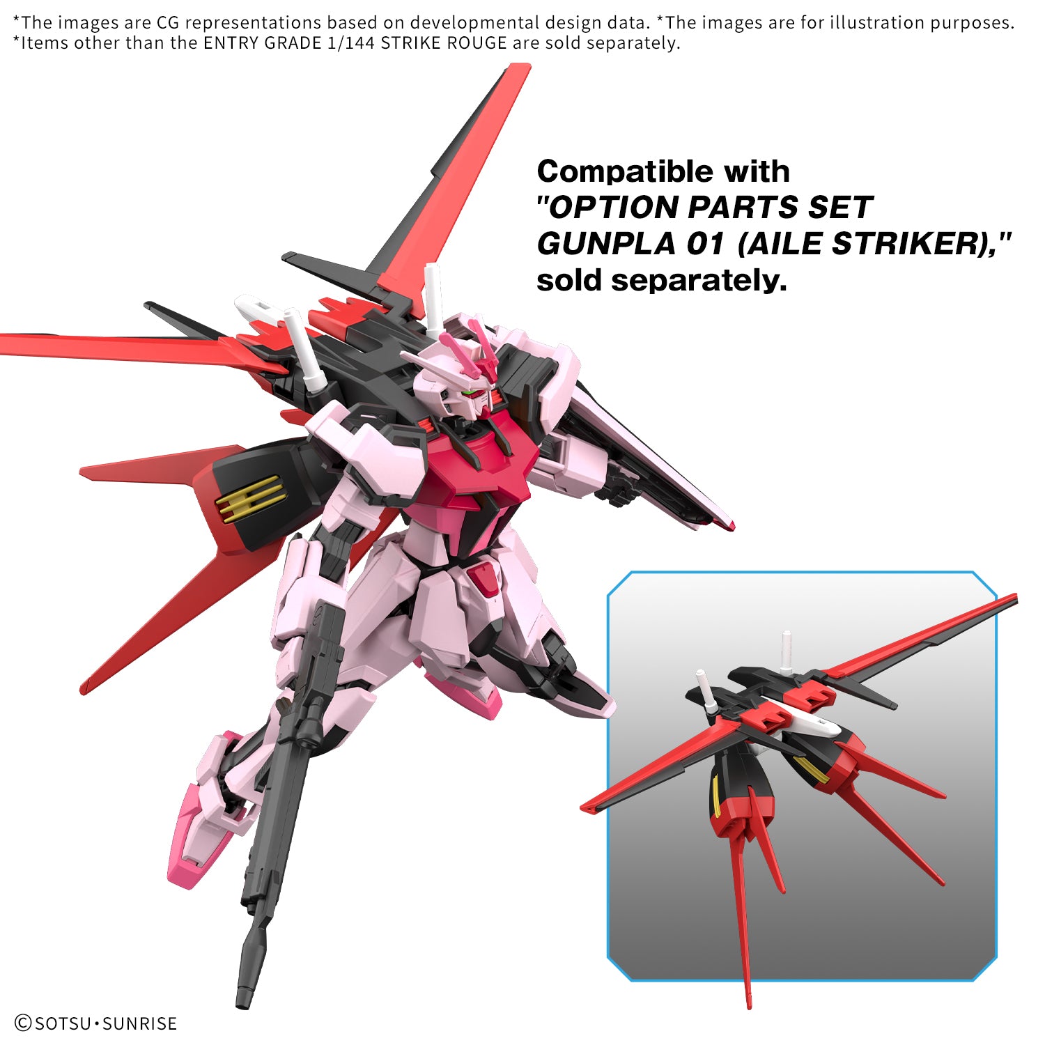 PRE ORDER - ENTRY GRADE 1/144 STRIKE ROUGE