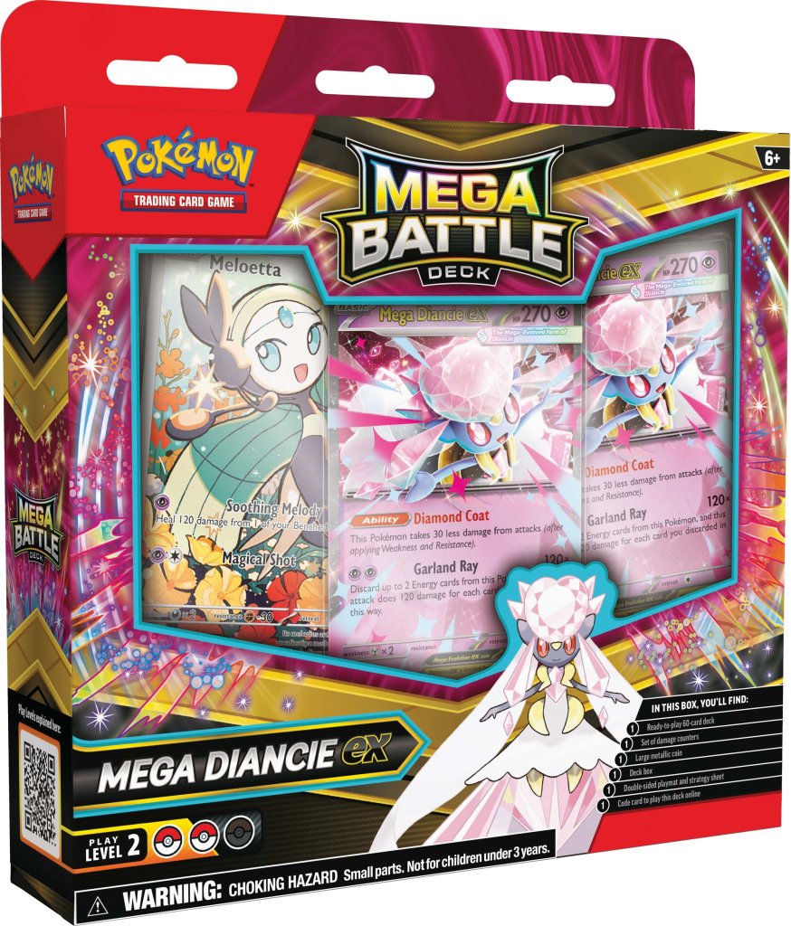 Pokémon TCG: MEGA BATTLE DECK - Mega Gengar ex / Mega Diancie ex