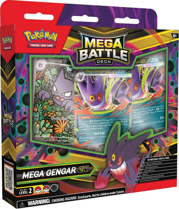 Pokémon TCG: MEGA BATTLE DECK - Mega Gengar ex / Mega Diancie ex