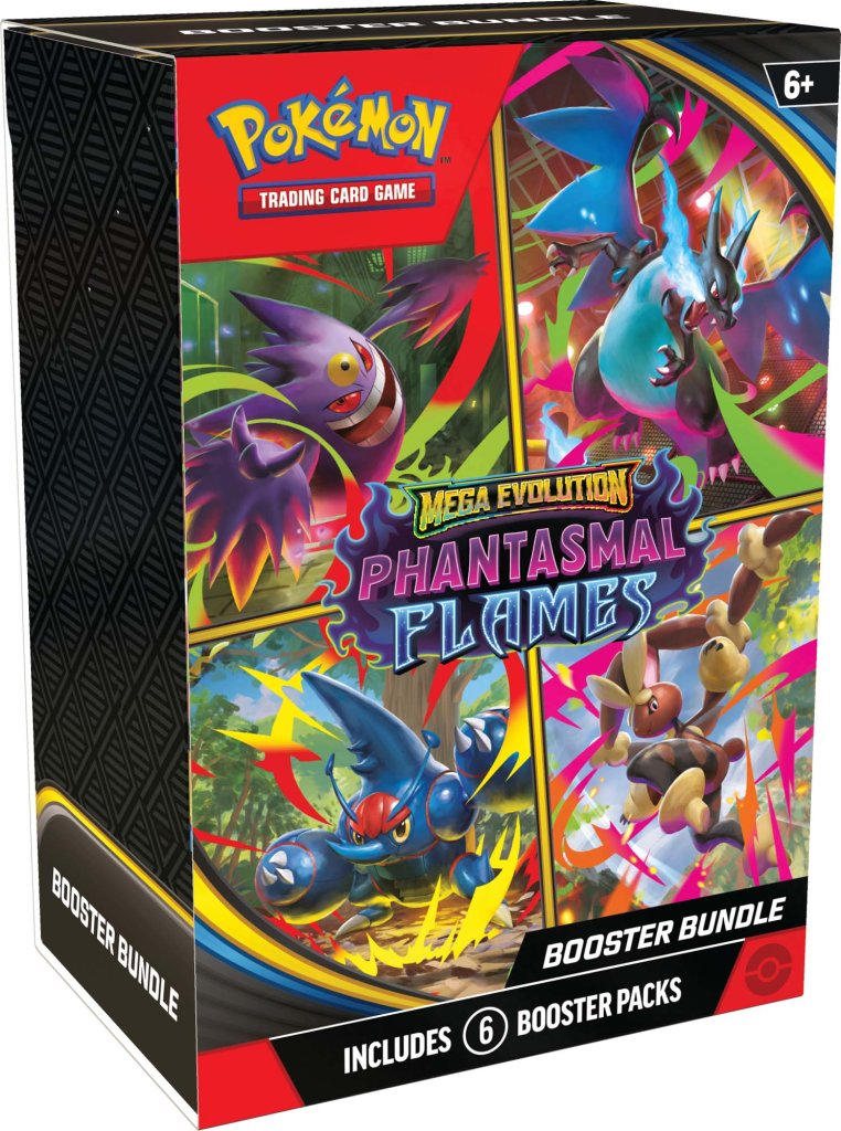 Pokemon: TCG - Mega Evolution - Phantasmal Flames Booster Bundle