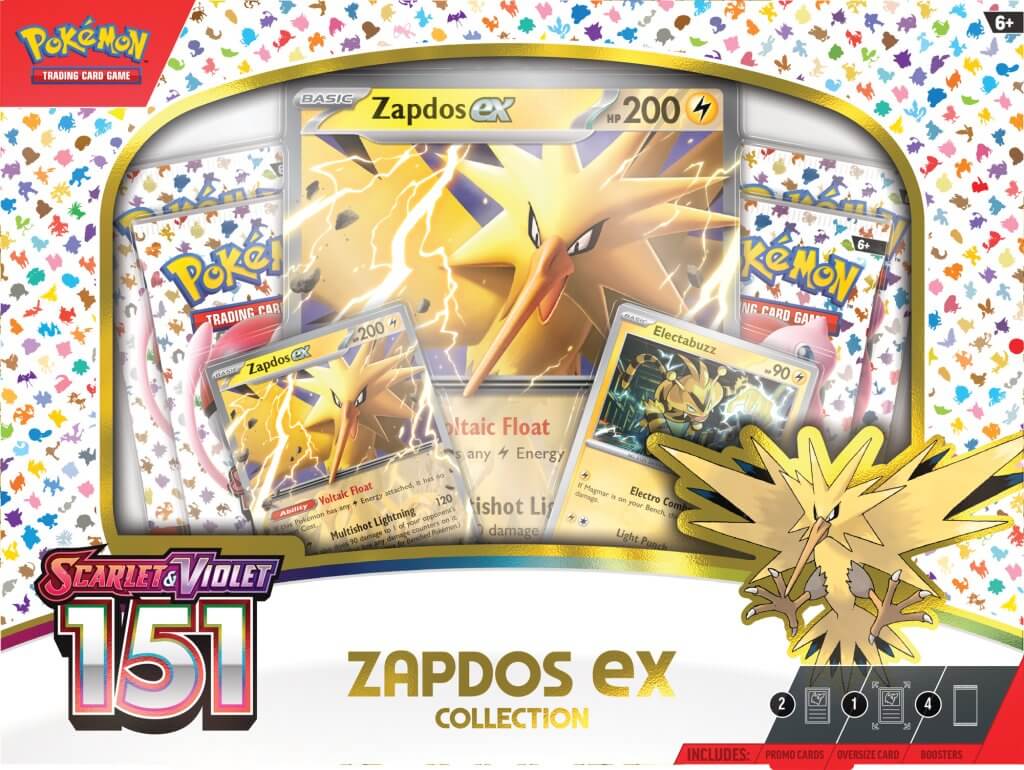 POKÉMON TCG Scarlet & Violet 151 Collection—Zapdos ex