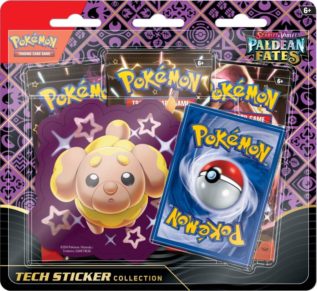Pokemon TCG: TECH STICKER BLISTER - Scarlet & Violet 4.5 Paldean Fates