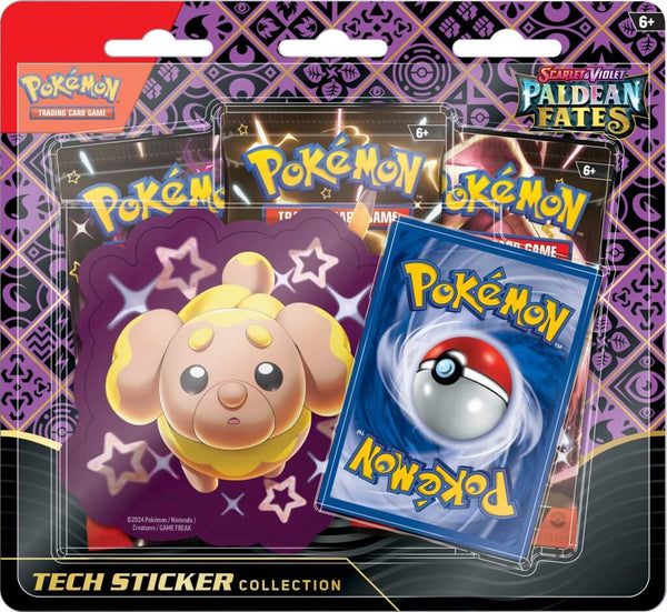 Pokemon TCG: TECH STICKER BLISTER - Scarlet & Violet 4.5 Paldean Fates