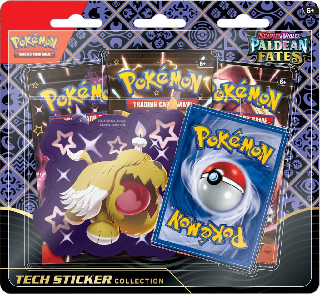 Pokemon TCG: TECH STICKER BLISTER - Scarlet & Violet 4.5 Paldean Fates
