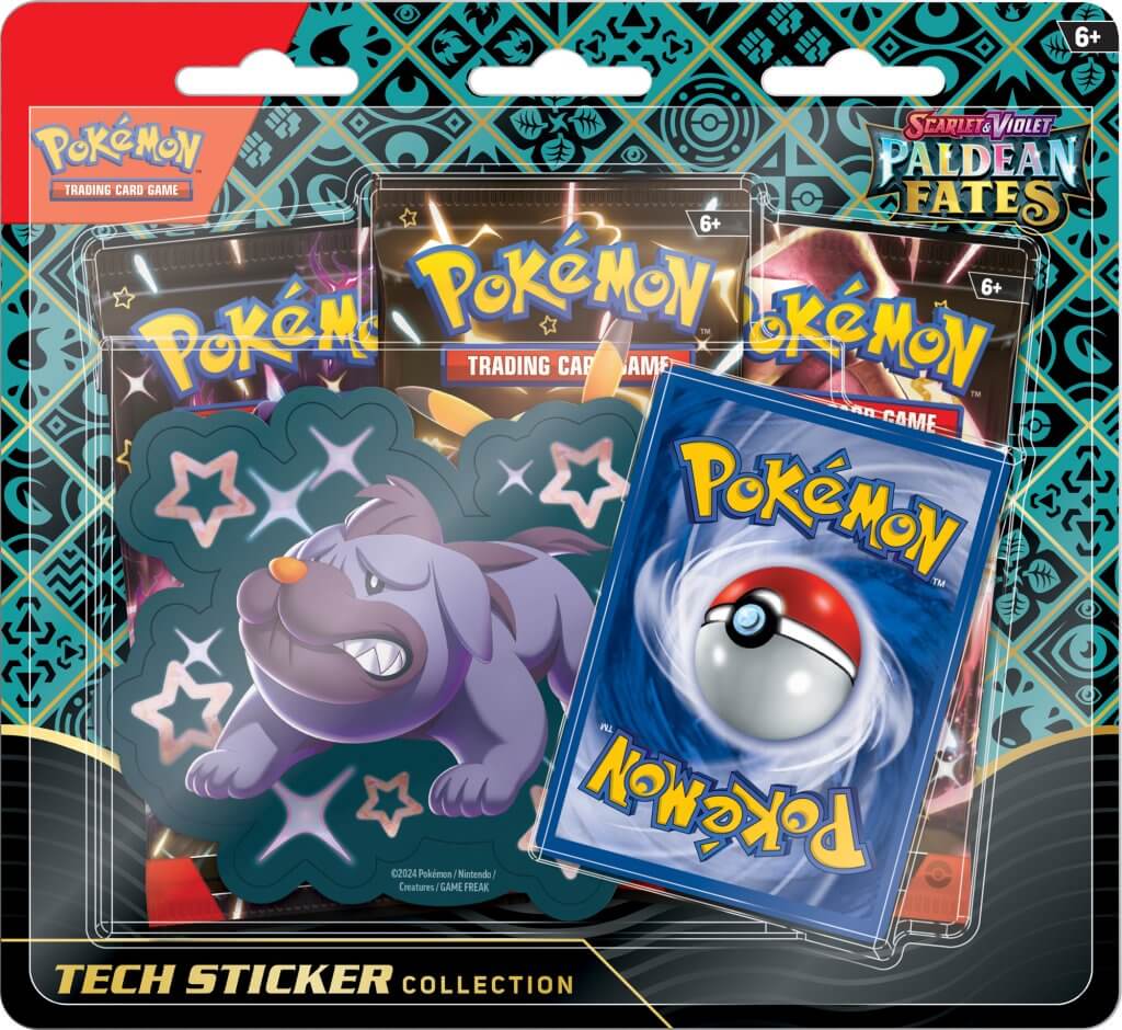 Pokemon TCG: TECH STICKER BLISTER - Scarlet & Violet 4.5 Paldean Fates