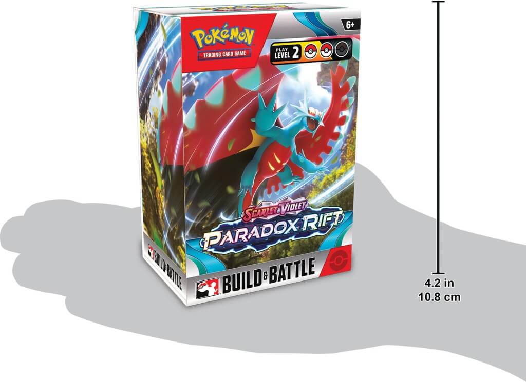 POKÉMON TCG Scarlet & Violet 4 Paradox Rift Build & Battle Box