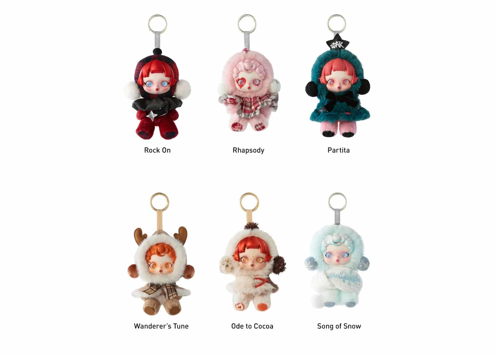 SkullPanda: PLUSH PENDANT BLIND BOX - Winter Symphony