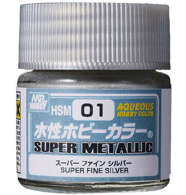 Mr Hobby Aqueous Super Metal Super Fine Silver