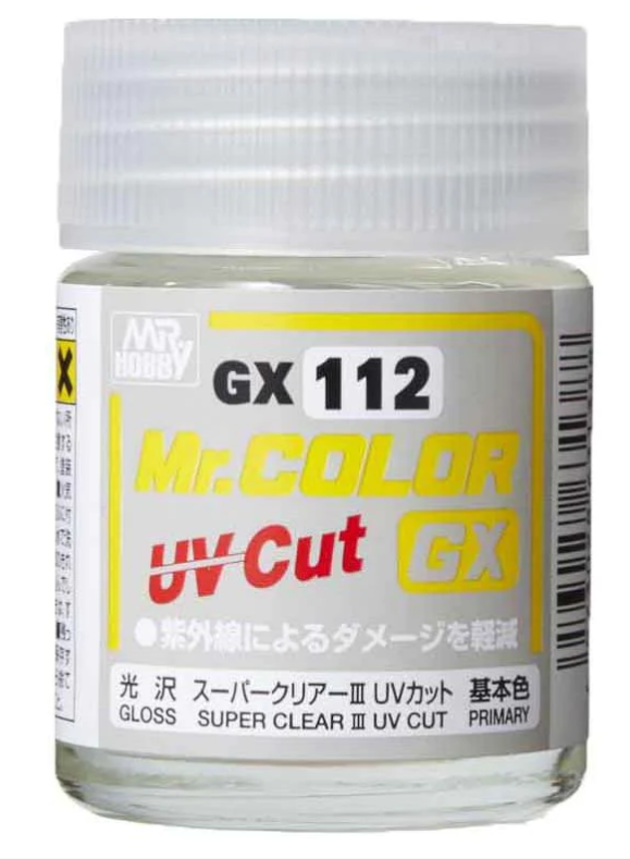 Mr Color GX Super Clear Cut Gloss Lacquer Paint 18ml GX112