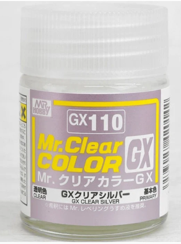 Mr Clear Color GX Clear Silver