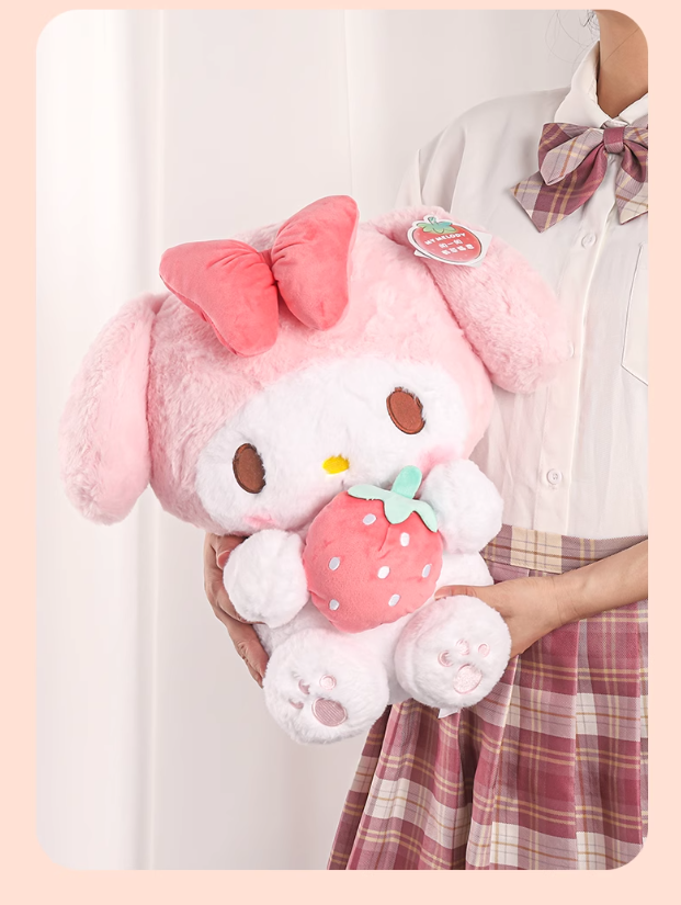 E-Strong Sanrio Plush - My Melody with strawberry 40cm