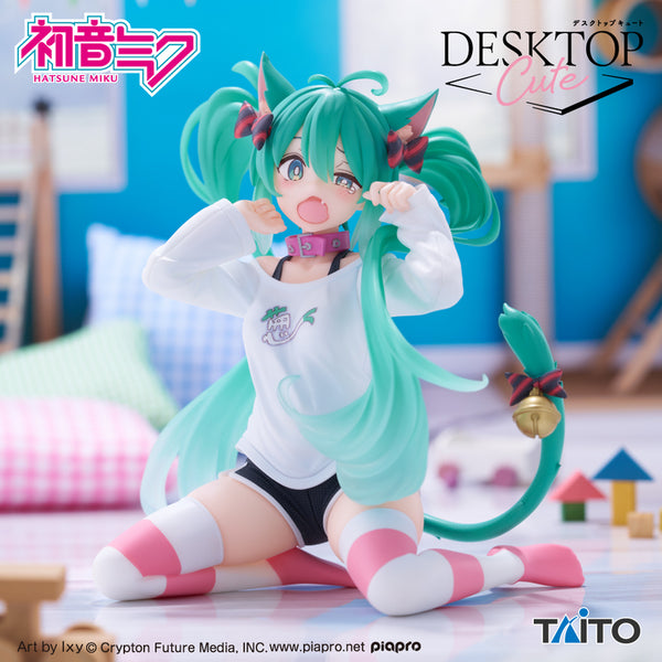 Hatsune Miku: DESKTOP CUTE FIGURE - Cat Ear Ver