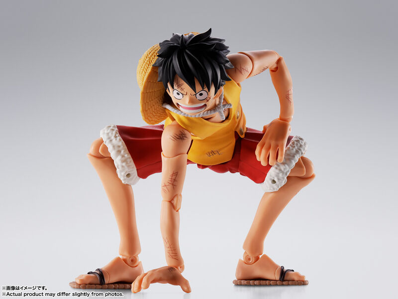 PRE ORDER One Piece: S.H.FIGUARTS - Monkey D Luffy (Summit War Of Marineford)