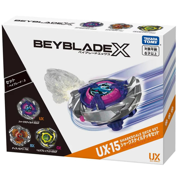 Beyblade X: SHARK SCALE DECK SET - UX-15