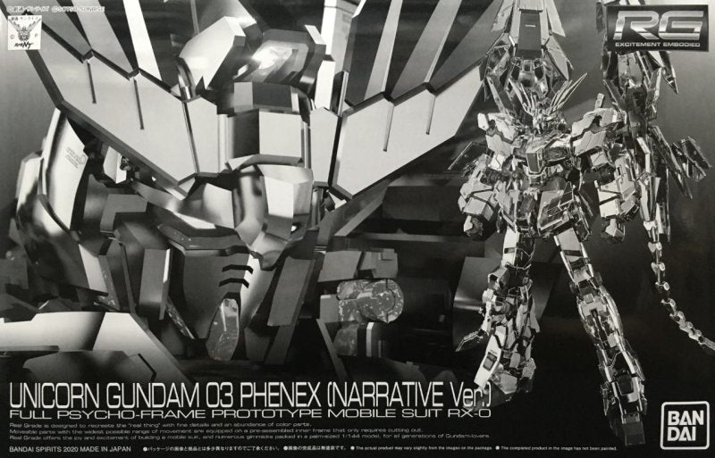 Bandai RG Unicorn Gundam 03 Phenex [Narrative Ver.]
