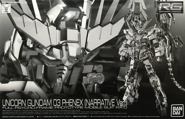 Bandai RG Unicorn Gundam 03 Phenex [Narrative Ver.]